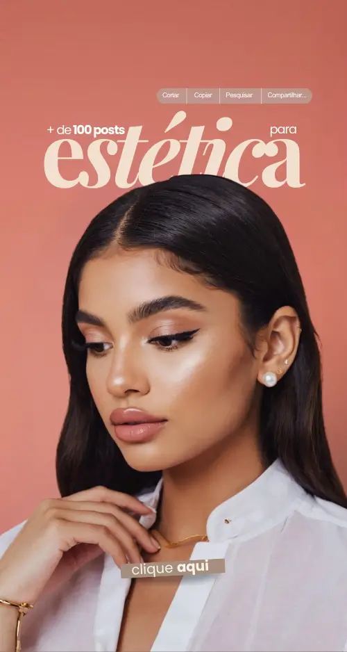 Pacote de Posts para Esteticista